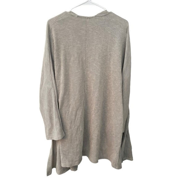 Anthropologie X Donni Slouchy Ribbed Striped Open Cardigan - Picture 8 of 8